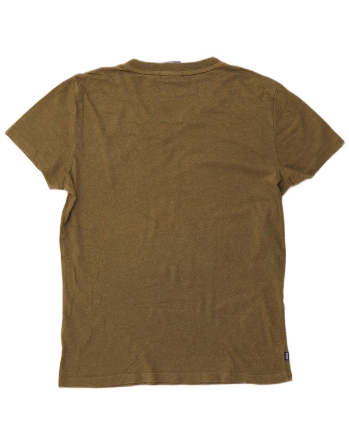 Superdry T-Shirt Homme Vert Moyen Coton