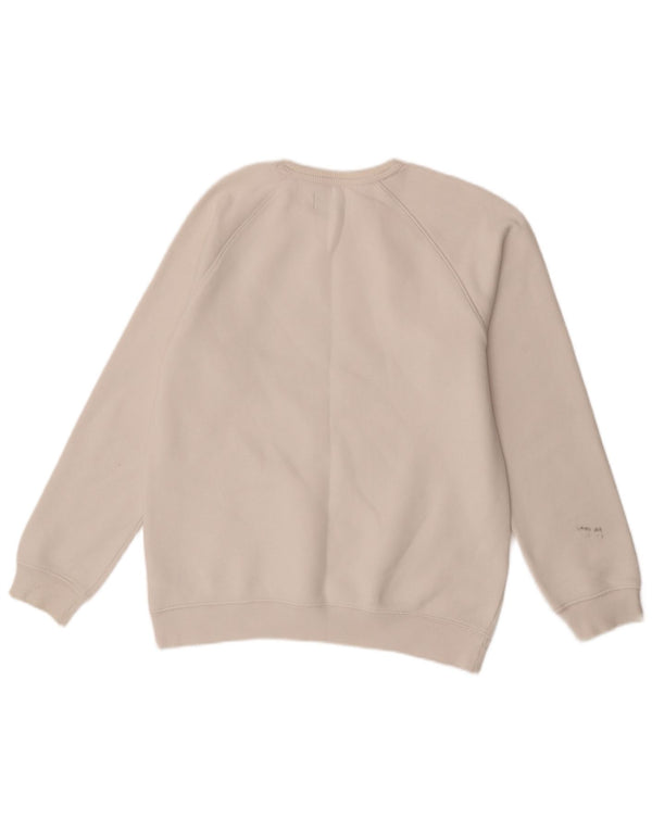 Adidas Sweat-shirt graphique pour homme en coton blanc Taille S