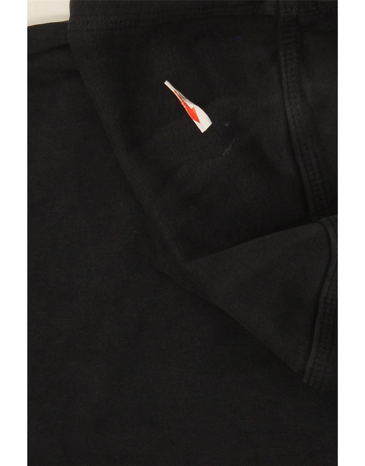 Nike Pull à capuche pour homme en coton noir moyen