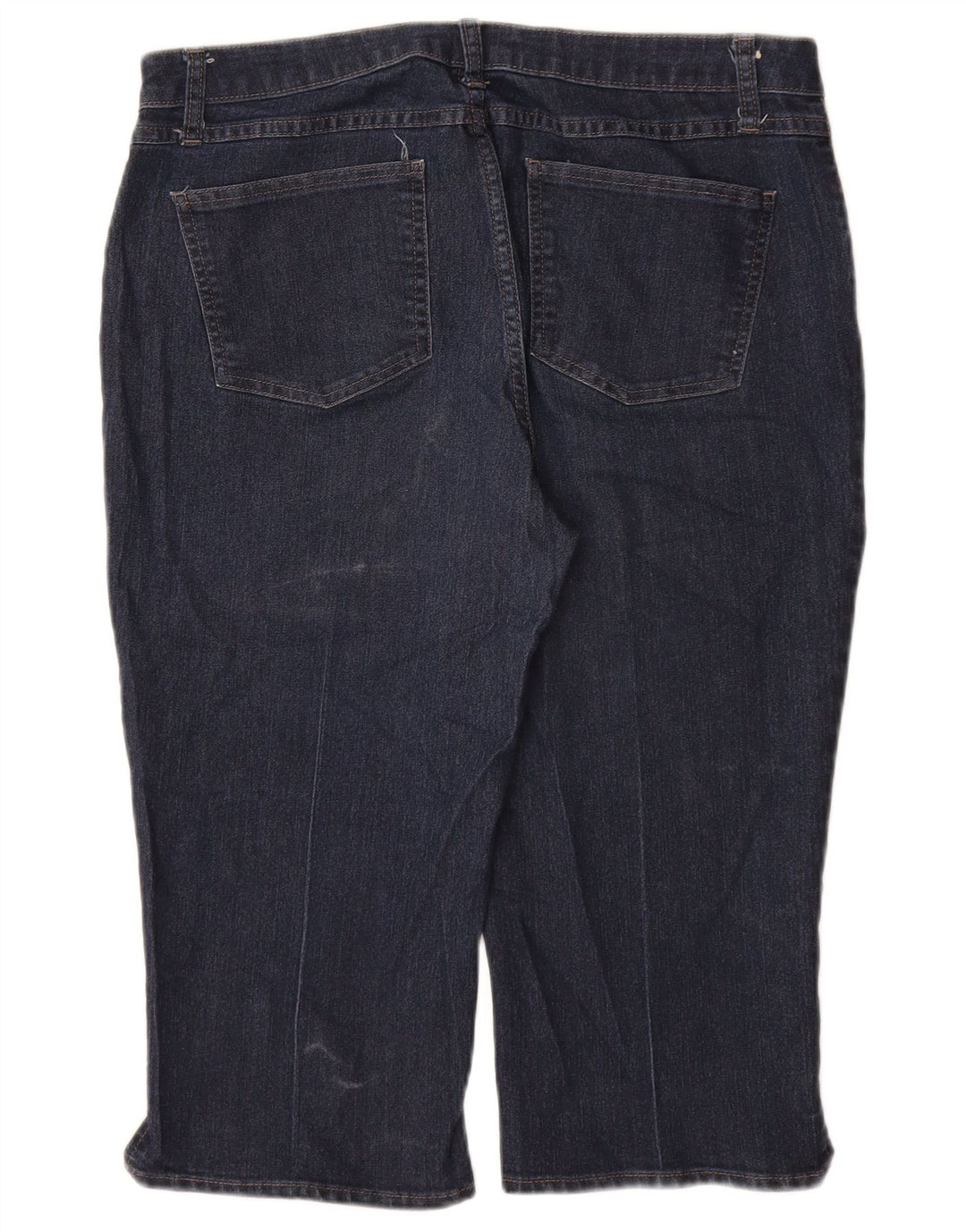 LEE Jean Capri Riders taille moyenne pour femme US 14 Large W34 L19 Bleu marine