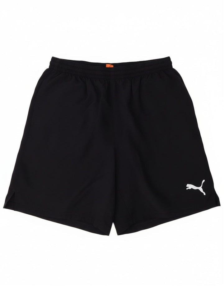 Puma Short de Sport Homme Bleu Marine Moyen Polyester