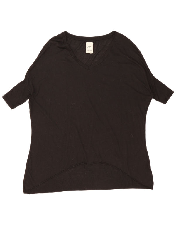 Zara Tunique surdimensionnée pour femme UK 10 Small Noir