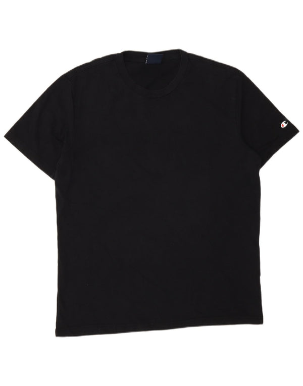 Champion T-Shirt Homme Noir Moyen