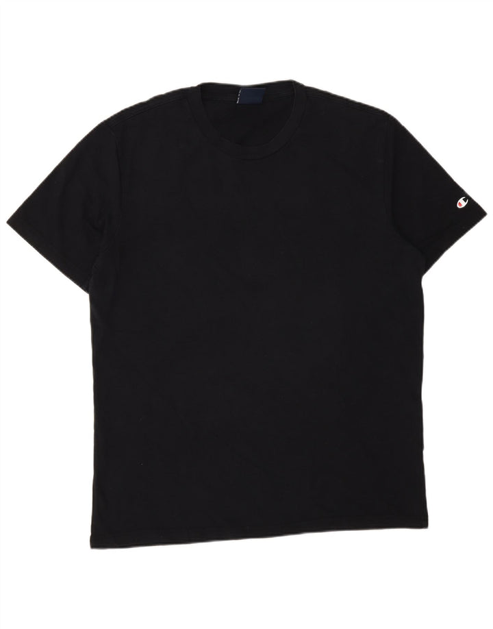 Champion T-Shirt Homme Noir Moyen