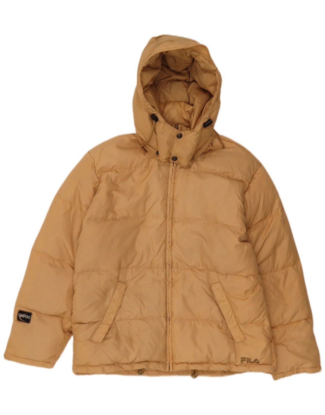 Fila Veste matelassée à capuche IT 52 XL Beige Polyamide Homme