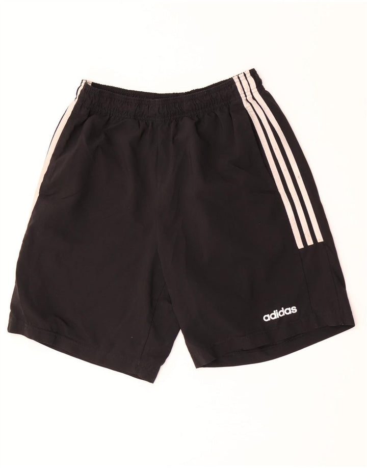 Adidas Short de sport pour homme UK 12 Medium Noir Polyester
