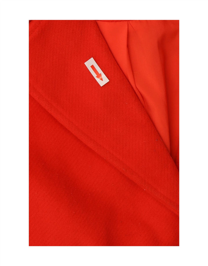 Marks & Spencer Manteau surdimensionné pour femme UK 10 Petit Rouge Polyester