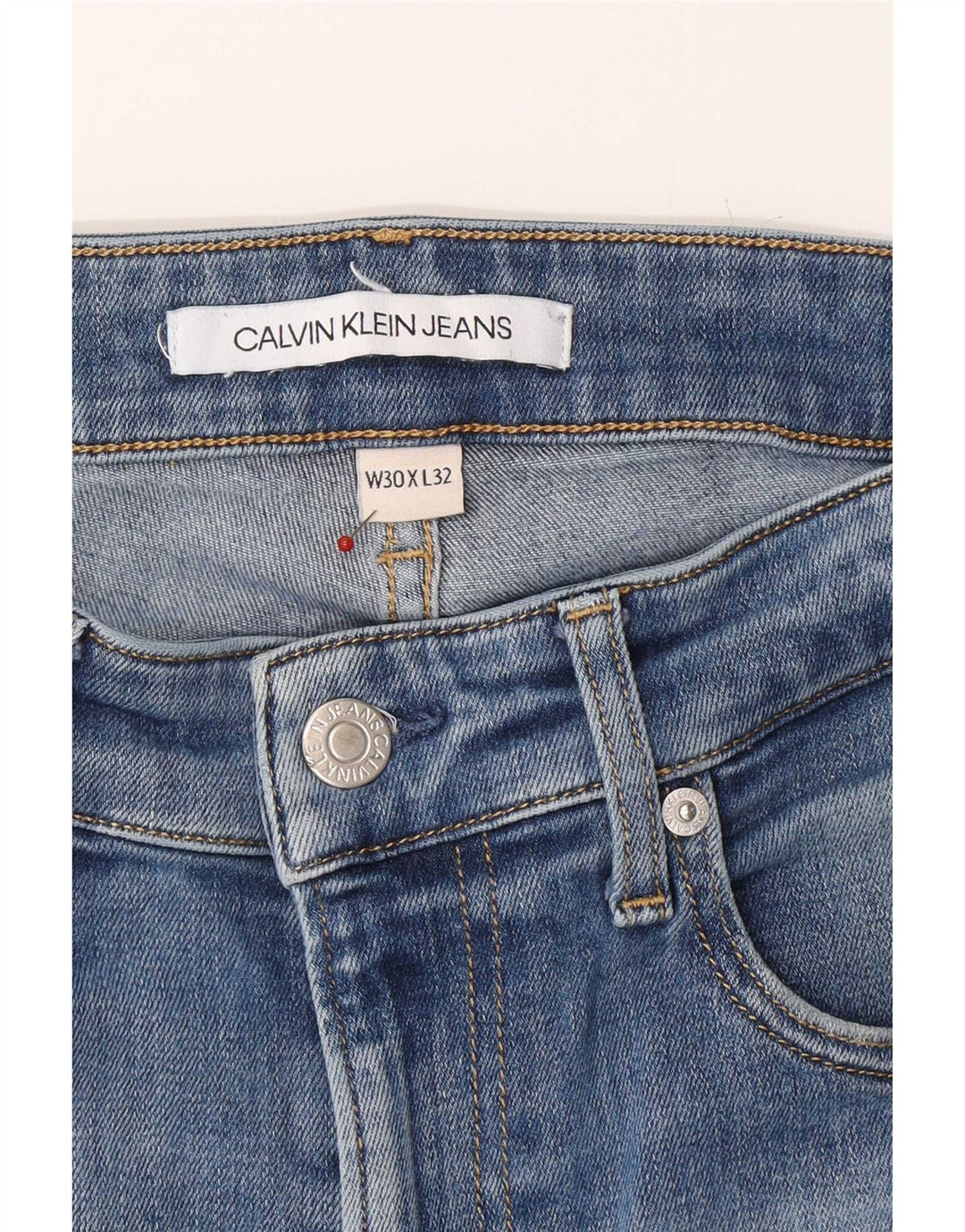 Calvin Klein Jean Slim Homme W30 L32 Bleu