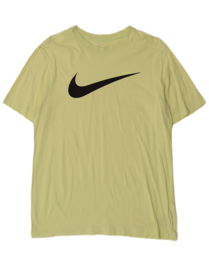 Nike T-Shirt Graphique Homme Vert Moyen Coton
