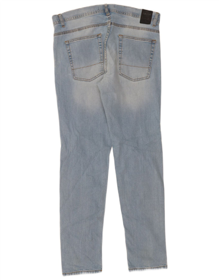 Zara Jean Slim Homme EU 46 XL W36 L32 Bleu