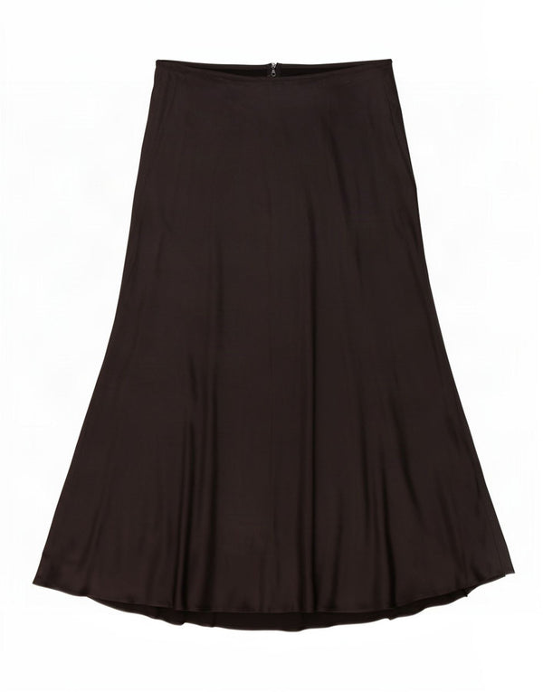 Zara Femme Jupe Trapèze Medium W28 Viscose Noir