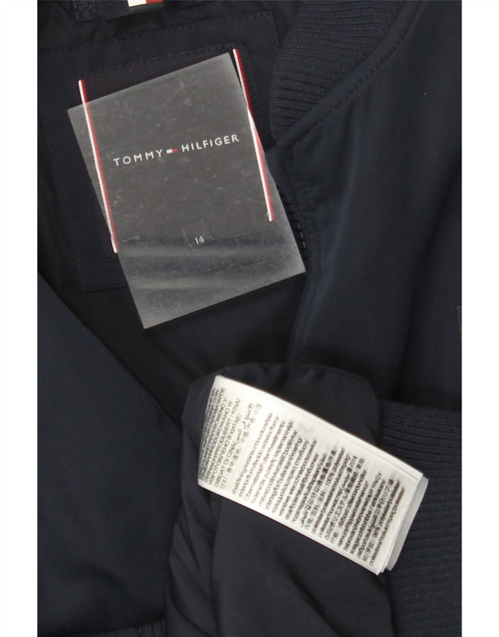 TOMMY HILFIGER Blouson Bomber Garçon 13-14 ans Bleu Marine Polyester