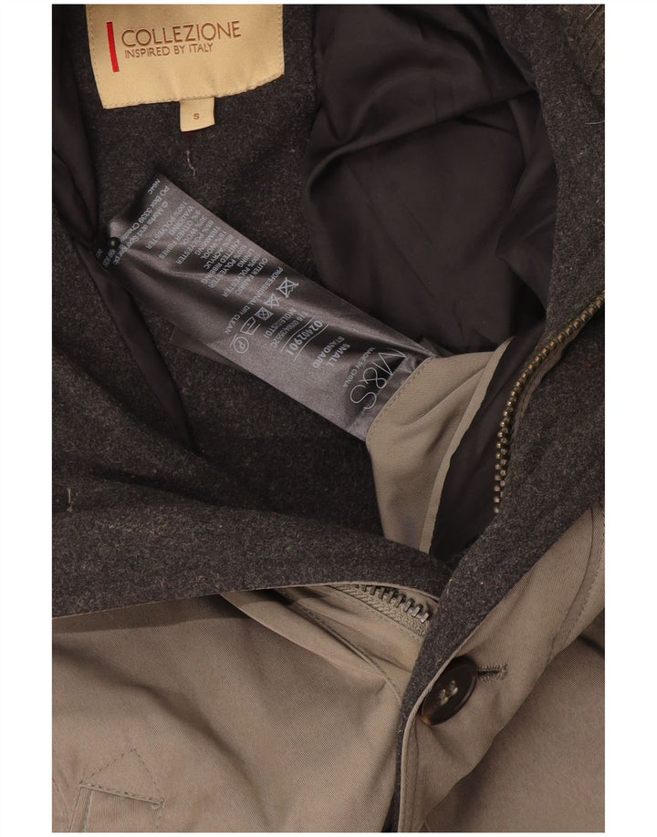Marks & Spencer Veste militaire surdimensionnée pour femme UK 10 Small Beige