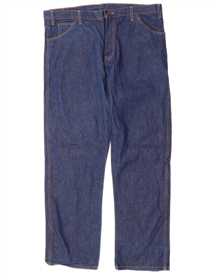 DICKIES Jean droit coupe droite W42 L34 homme bleu coton