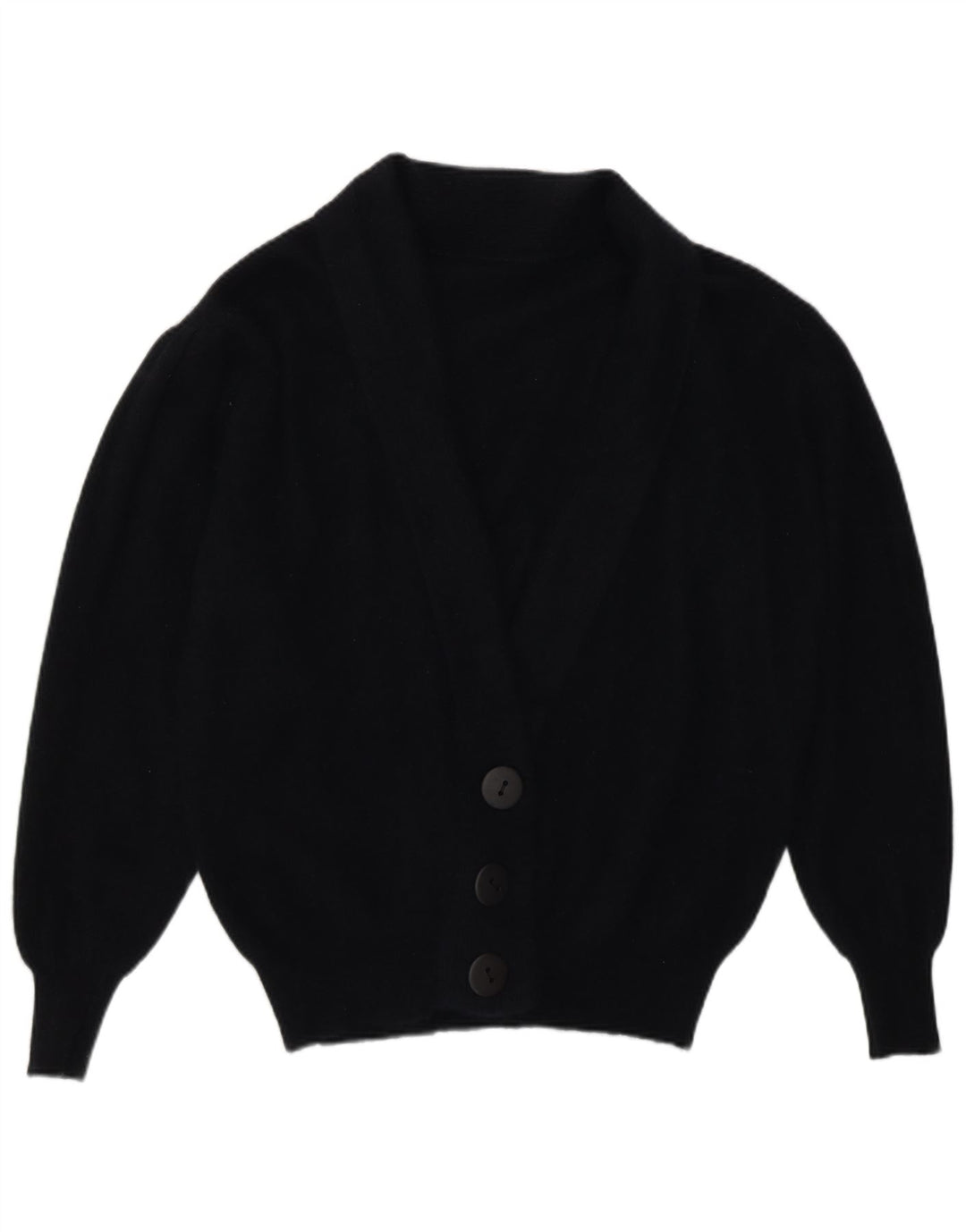 vintage Femme Cardigan Pull UK 16 Grand Bleu Marine