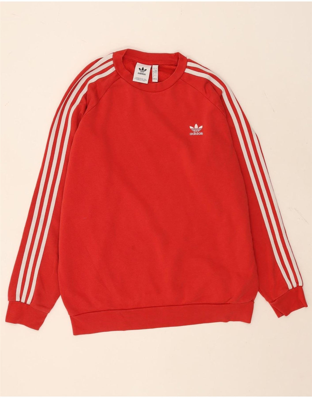 Adidas Mens Sweatshirt Jumper Grand Rouge Coton