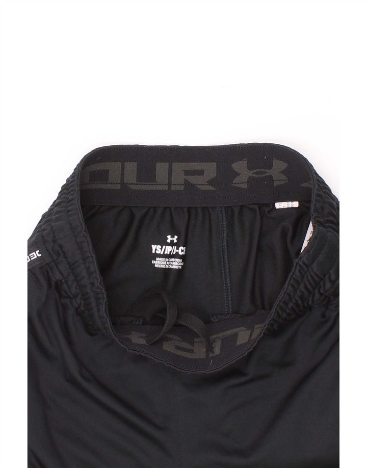 Under Armour Short de sport graphique pour garçon 7-8 ans Petit Noir Polyester