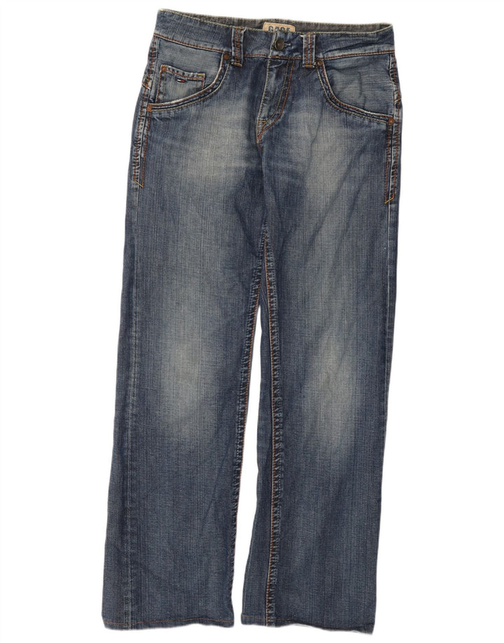 TOMMY HILFIGER Jean Gage Bootcut Homme W32 L31 Bleu Coton