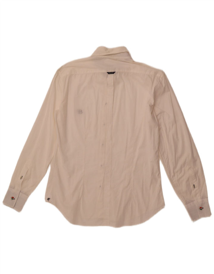 BELFE Chemise Homme Coton Blanc Moyen