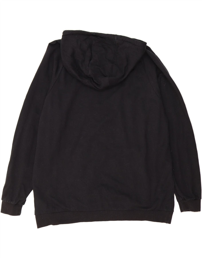 EVERLAST Womens Oversized Graphic Hoodie Jumper UK 18 XL Black Cotton Vintage Everlast and Second-Hand Everlast from Messina Hembry 