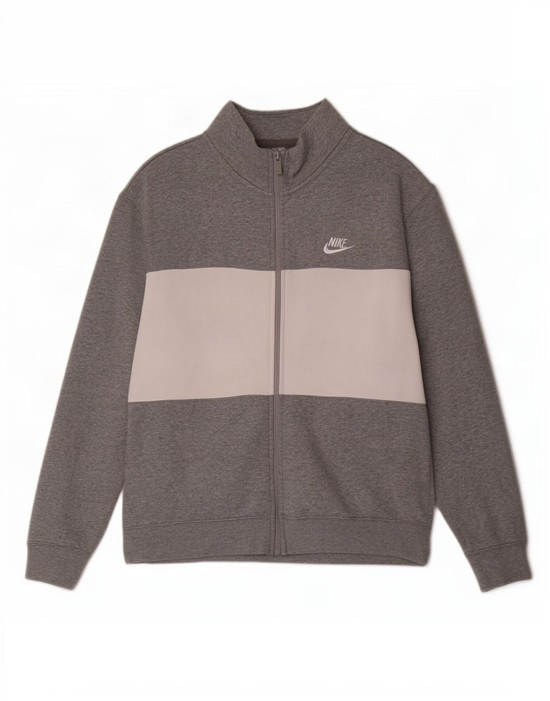Nike Veste de survêtement pour homme Gris moyen en coton color block