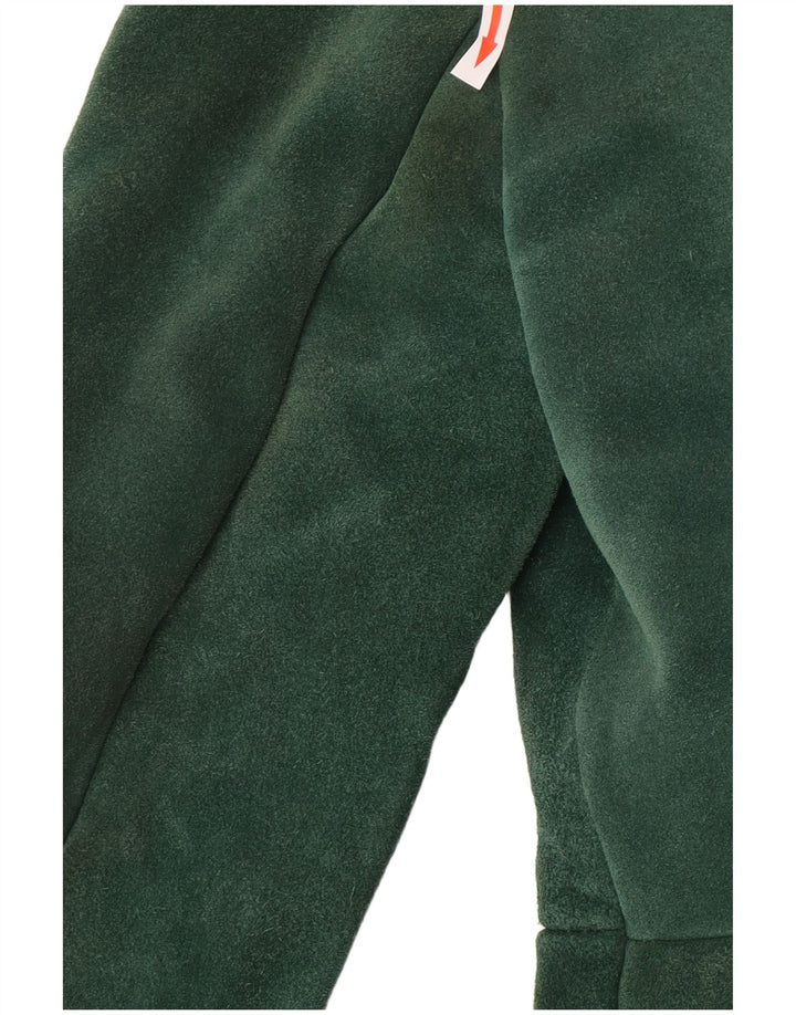 manteau en peau de mouton vintage pour femme IT 42 Vert moyen
