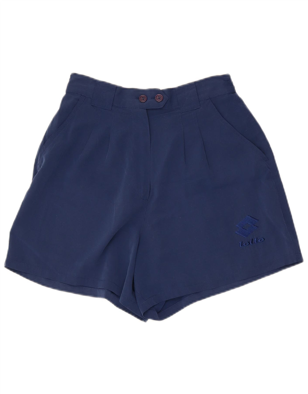 LOTTO Short décontracté pour femme UK 10 Small W26 Bleu marine Polyester