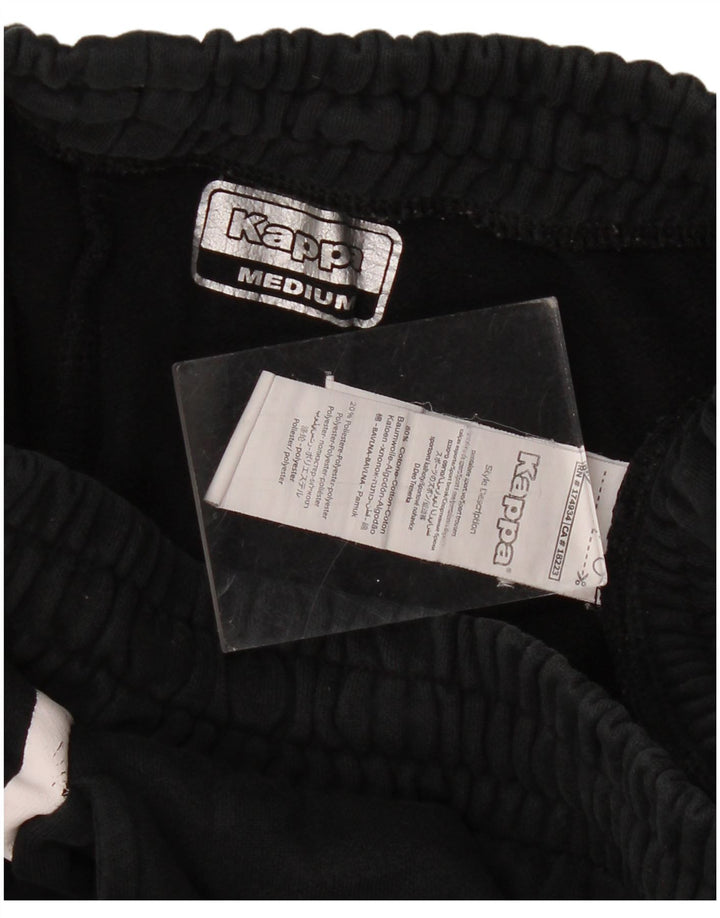 KAPPA Pantalon de survêtement pour homme en coton noir moyen