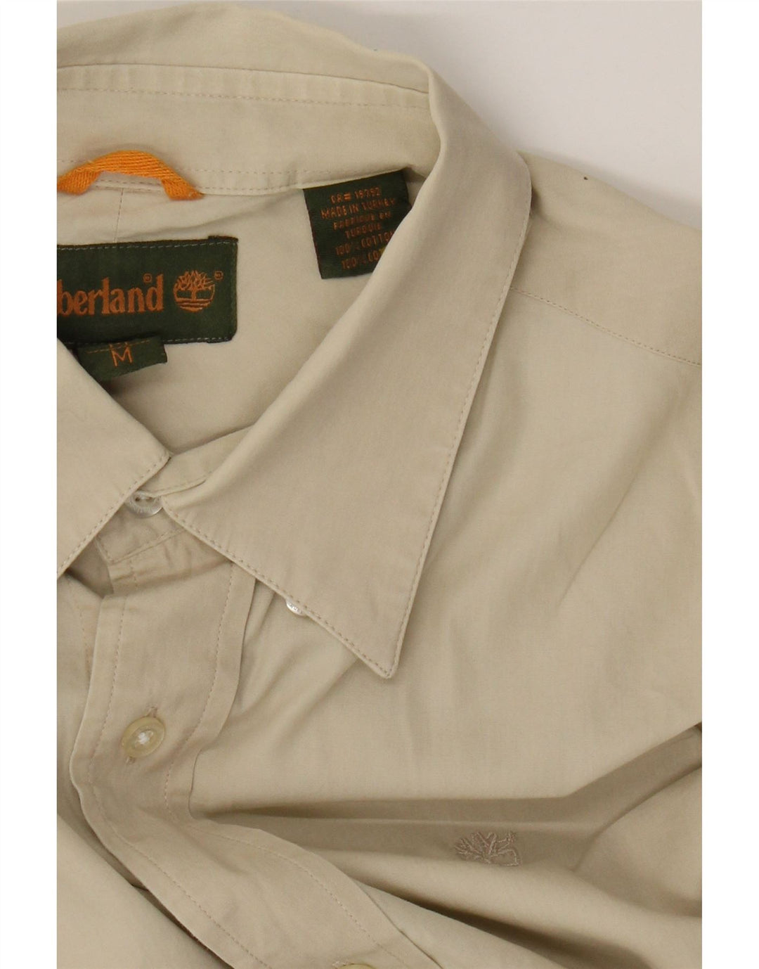Timberland Chemise Homme Beige Moyen Coton