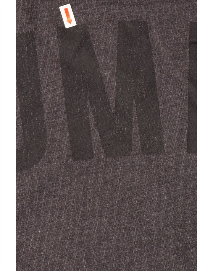 Puma Sweat-shirt court graphique pour femme UK 16 Large Gris