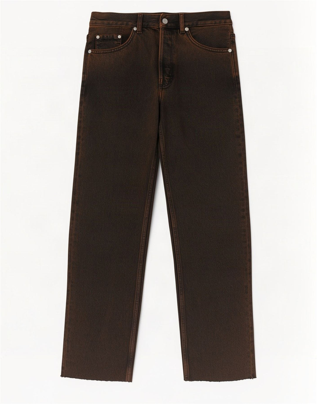 Cos Jean droit taille moyenne pour homme W29 L28 Marron