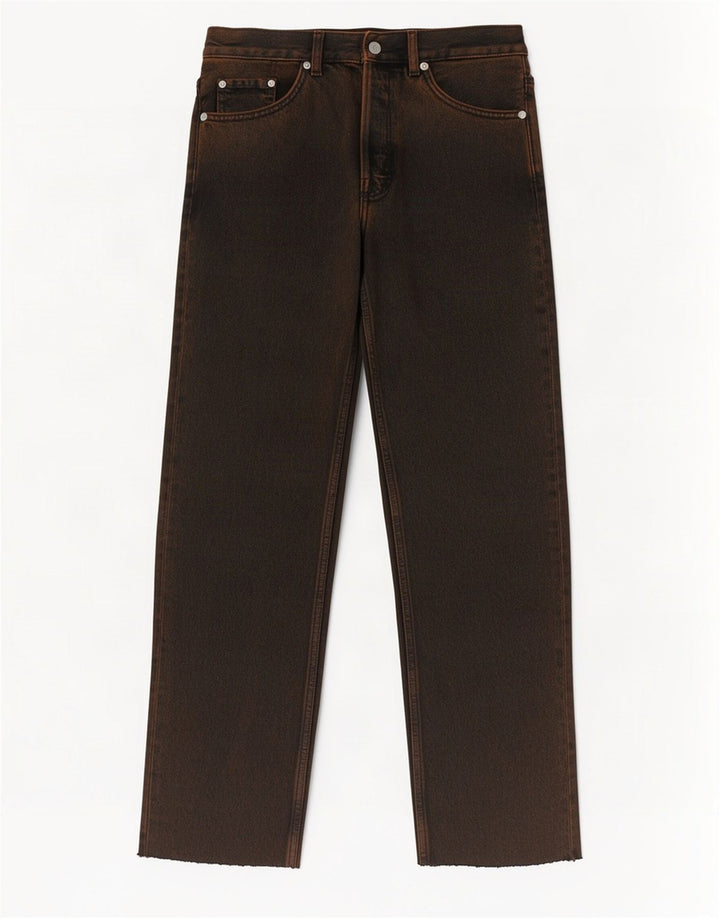 Cos Jean droit taille moyenne pour homme W29 L28 Marron