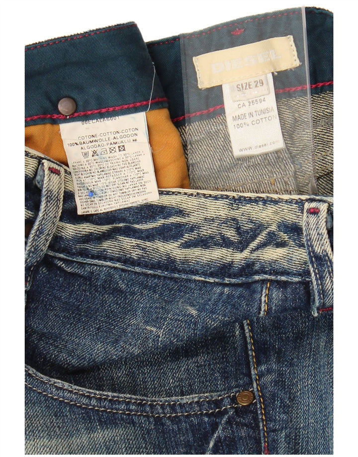 DIESEL Bermuda en Jean Homme W29 Bleu Moyen Coton