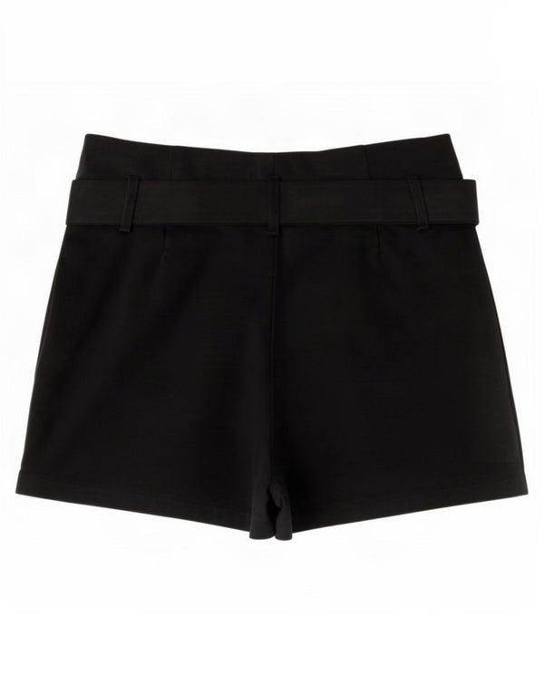 Zara Short Chino Taille Haute Femme Petit W26 Noir
