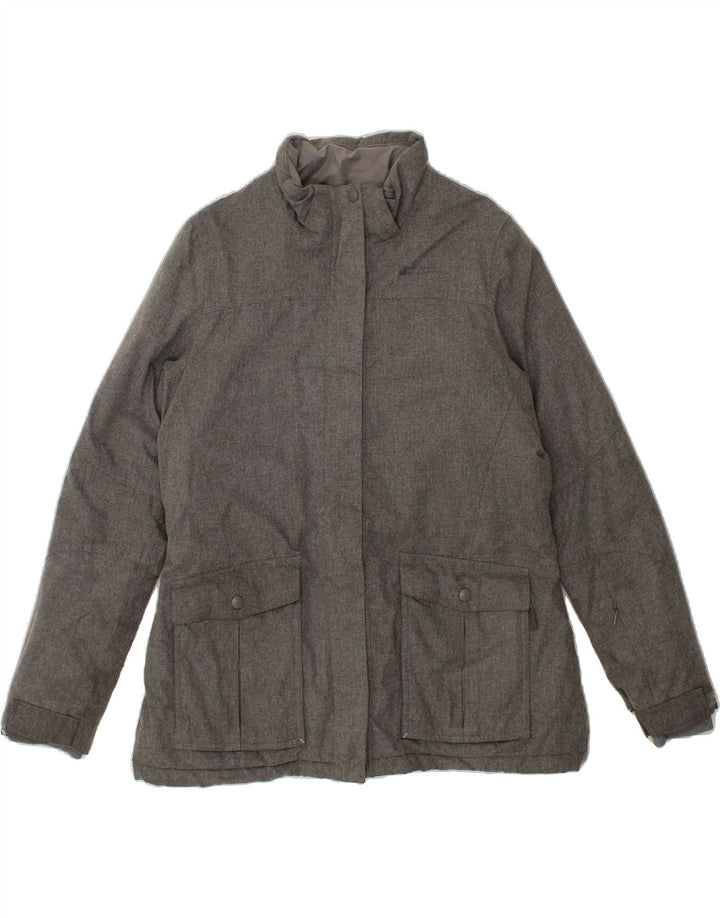 MOUNTAIN WAREHOUSE Womens Windbreaker Coat UK 14 Large Grey Polyester Vintage Mountain Warehouse and Second-Hand Mountain Warehouse from Messina Hembry 