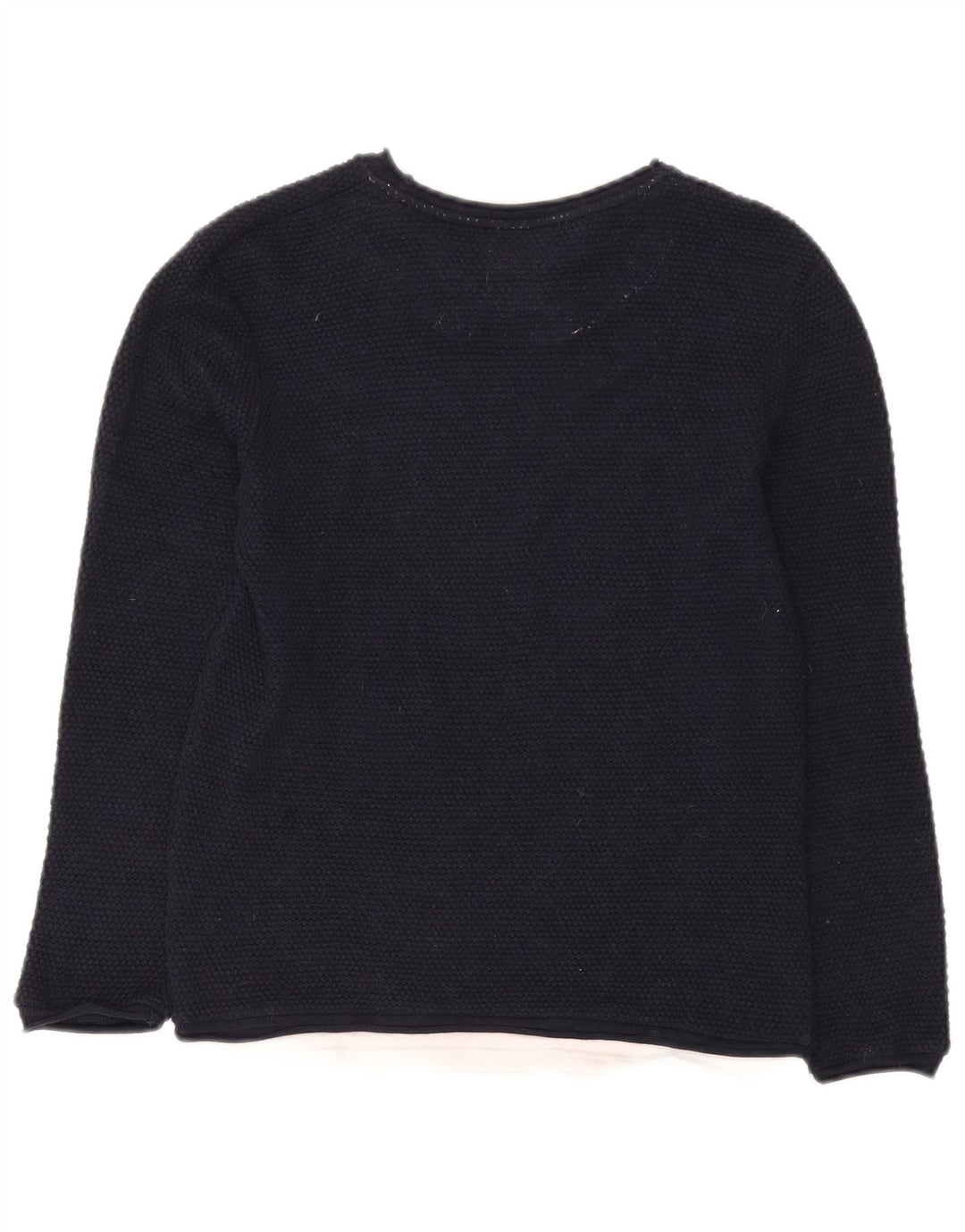 Zara Pull Col Ras Du Cou Homme Bleu Marine Moyen
