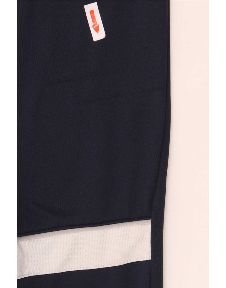 Pantalon de survêtement Nike Dri Fit pour homme en polyester color block bleu marine moyen