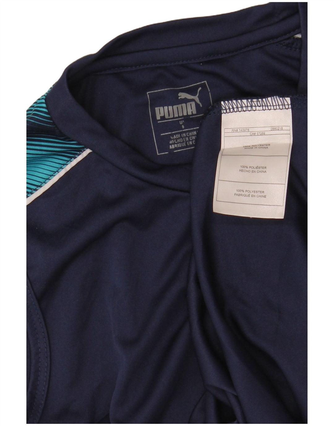 PUMA Débardeur graphique garçon 7-8 ans Bleu marine Polyester
