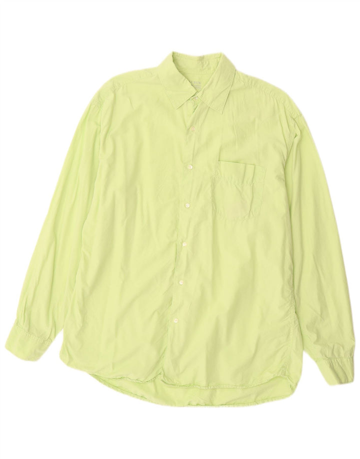 J. Crew Chemise Homme Vert Moyen Coton
