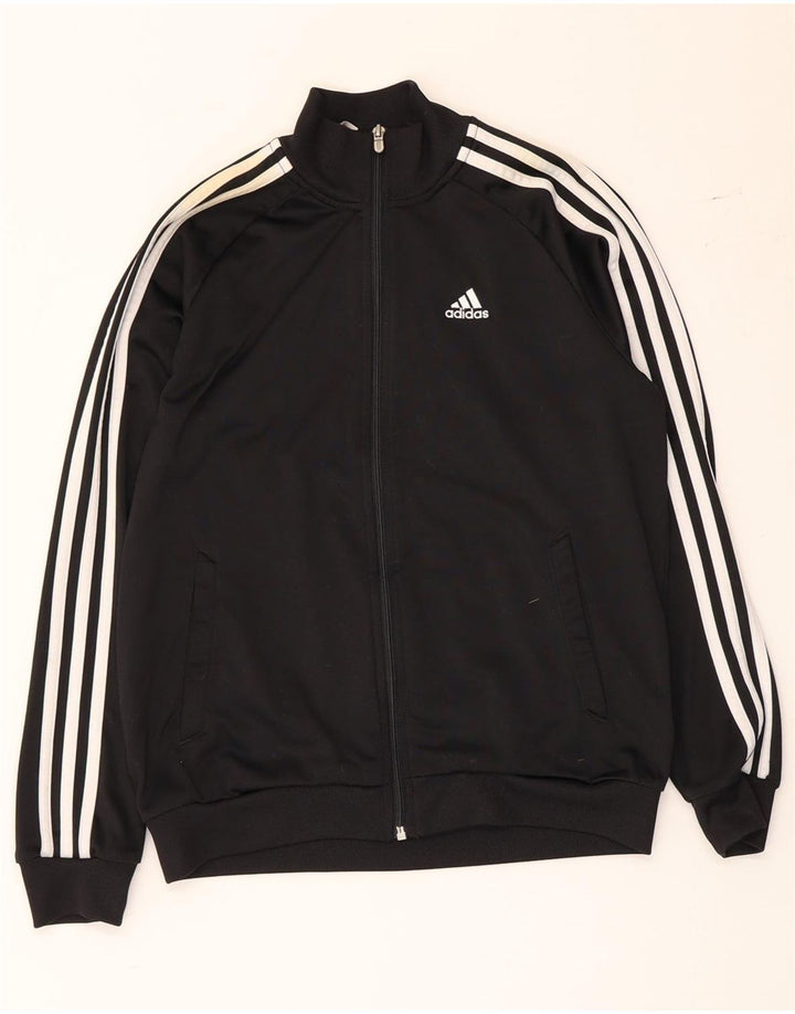 Veste de survêtement Adidas Garçon Clima 365 11-12 ans Noir Polyester