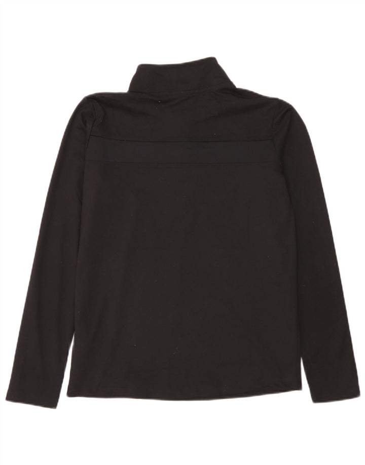 Nike Haut de survêtement Dri Fit Zip Neck pour garçon 13-14 ans XL Noir