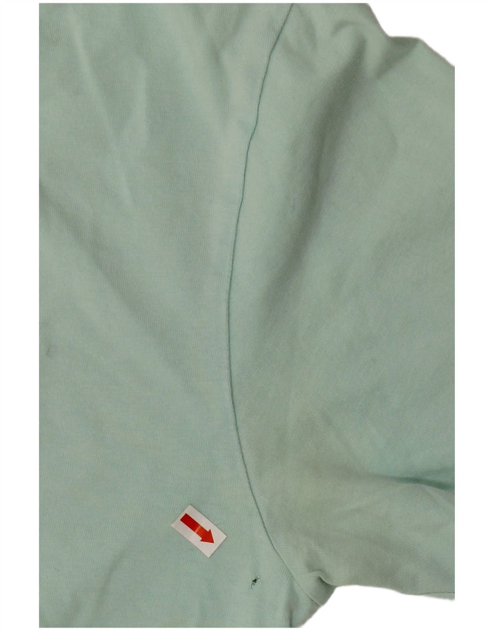 NEW BALANCE T-shirt graphique pour femme UK 14 Coton vert moyen