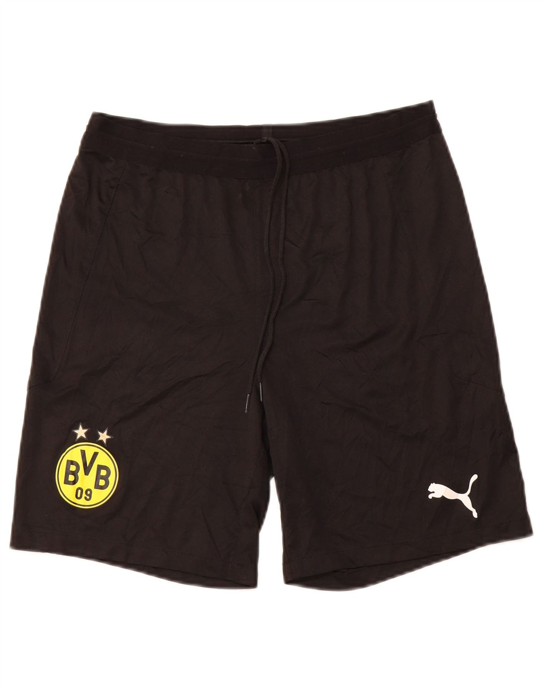 PUMA Short de Sport BVB Dortmund Femme Noir Moyen