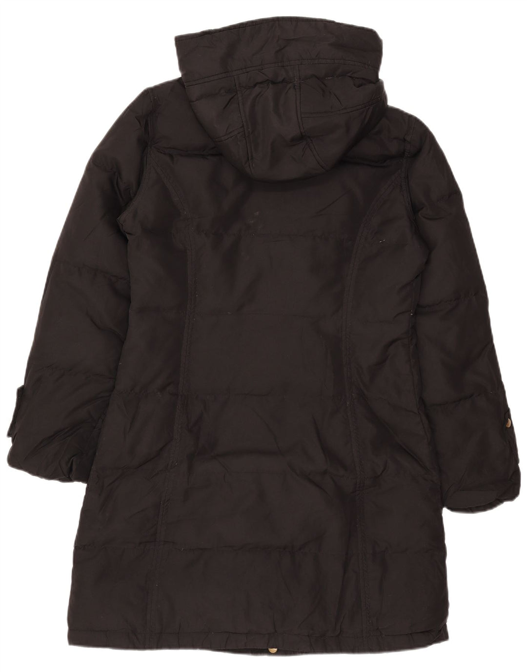 Calvin Klein Manteau rembourré à capuche pour femme UK 10 Petit Noir Polyester