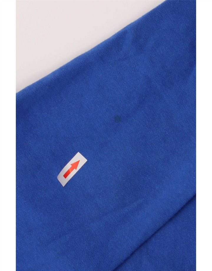 Nike Pull à capuche en coton bleu moyen pour homme