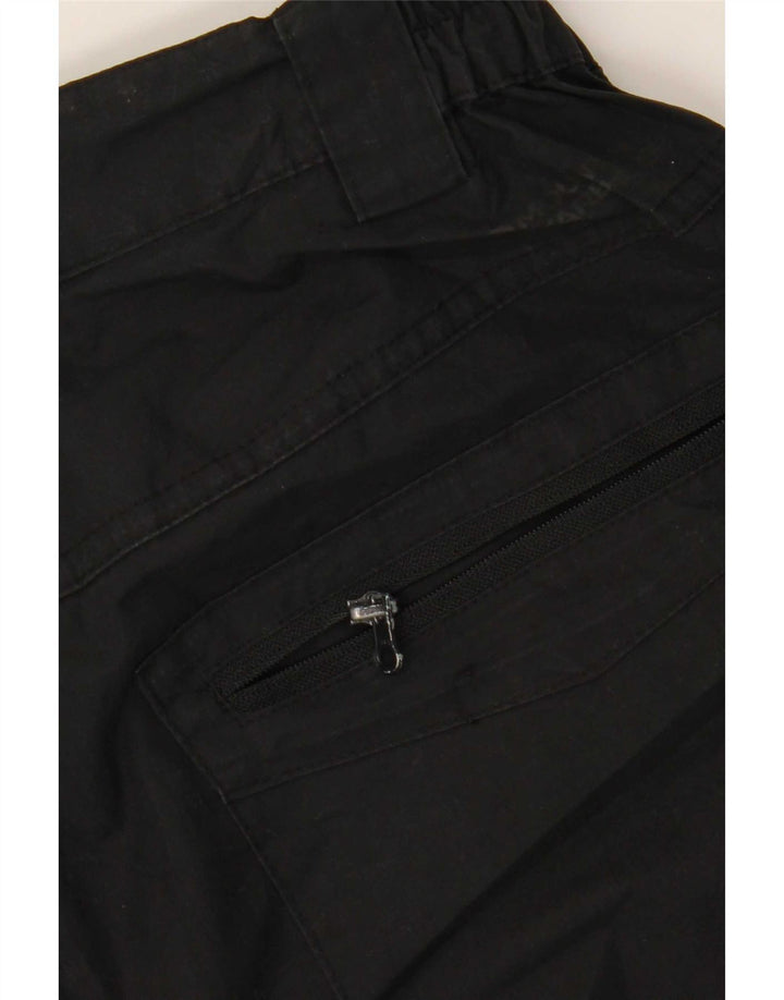 Mountain Warehouse Pantalon cargo droit pour homme W34 L32 Noir Polyester