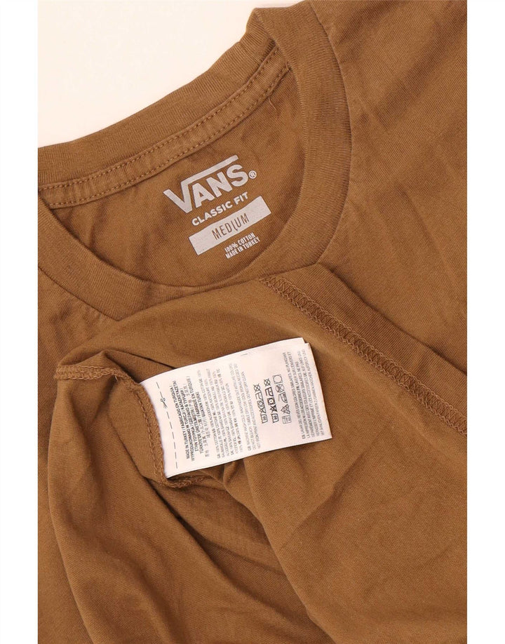 Vans T-shirt graphique coupe classique pour homme en coton beige moyen