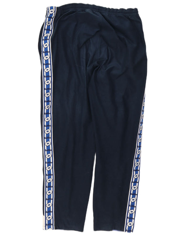 Lotto Pantalon de survêtement graphique pour homme UK 42/44 XL Bleu marine Colourblock