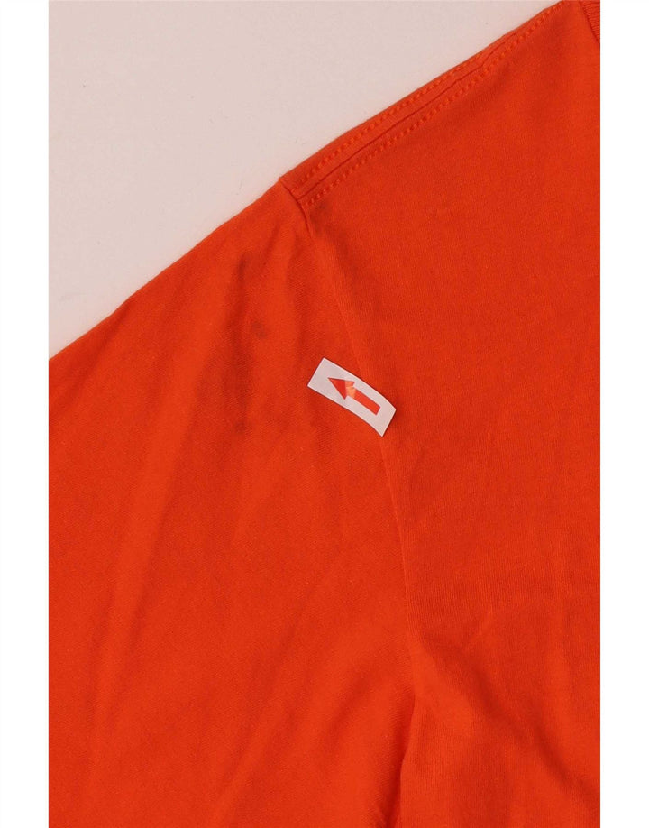 Adidas T-shirt graphique pour homme en coton orange moyen