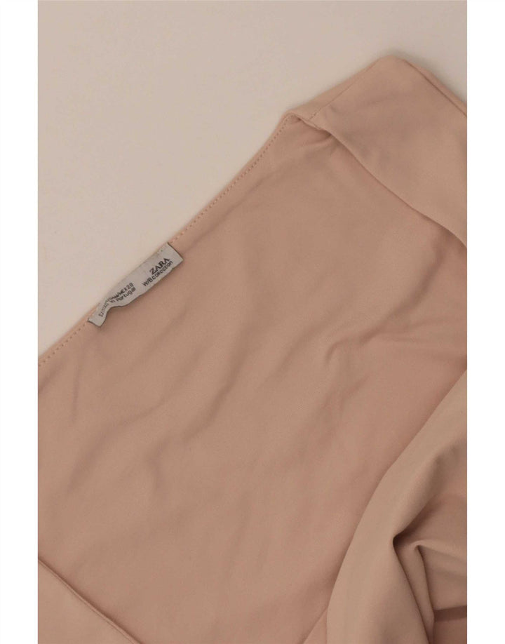 Zara Débardeur Femme UK 12 Rose Moyen